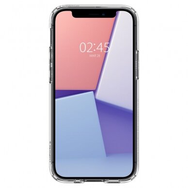 [Užsakomoji prekė] Dėklas skirtas iPhone 12 / 12 Pro - Spigen Ultra Hybrid - Crystal permatomas  2