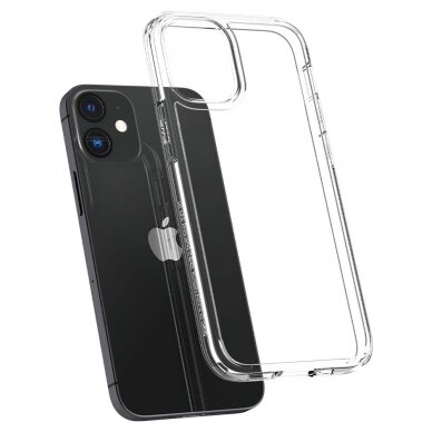 [Užsakomoji prekė] Dėklas skirtas iPhone 12 / 12 Pro - Spigen Ultra Hybrid - Crystal permatomas  3