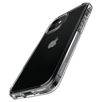 [Užsakomoji prekė] Dėklas skirtas iPhone 12 / 12 Pro - Spigen Ultra Hybrid - Crystal permatomas  5