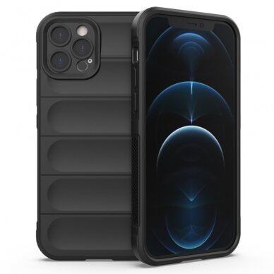 [Užsakomoji prekė] Dėklas iPhone 12 Pro Max - Techsuit Magic Shield - Juodas