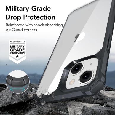 [Užsakomoji prekė] Dėklas iPhone 13 / 14 - ESR Air Armor - Skaidrus Juodas 4