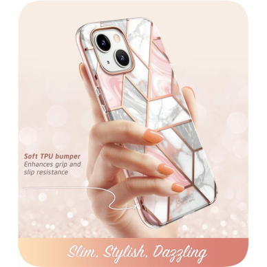 [Užsakomoji prekė] Dėklas skirtas iPhone 13 / 14 - I-Blason Cosmo - Marble  4