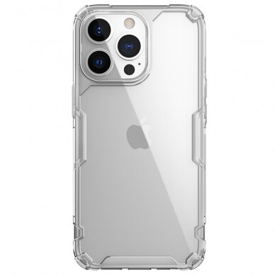 [Užsakomoji prekė] Dėklas skirtas iPhone 13 Pro Max - Nillkin Nature TPU Pro Case - permatomas  1