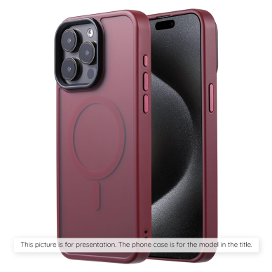 [Užsakomoji prekė] Dėklas iPhone 13 Pro Max - Techsuit HaloFrost Series - Bordo