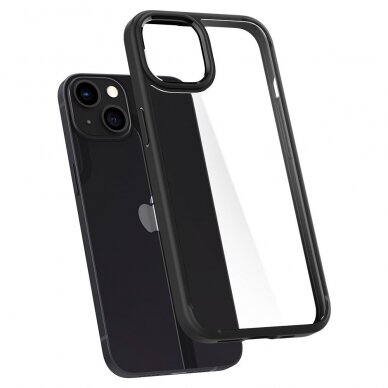 [Užsakomoji prekė] Dėklas skirtas iPhone 13 - Spigen Ultra Hybrid - Matte Juodas  2