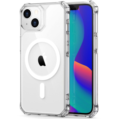 [Užsakomoji prekė] Dėklas skirtas iPhone 14 / iPhone 13 - ESR Air Armor HaloLock - permatomas