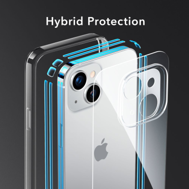 [Užsakomoji prekė] Dėklas iPhone 14 Plus - ESR Ice Shield - Skaidrus 5