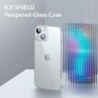 [Užsakomoji prekė] Dėklas iPhone 14 Plus - ESR Ice Shield - Skaidrus 6