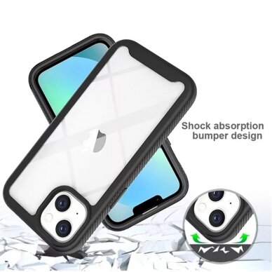 [Užsakomoji prekė] Dėklas skirtas iPhone 14 Plus + Folie - Techsuit Defense360 Pro - Juodas  2