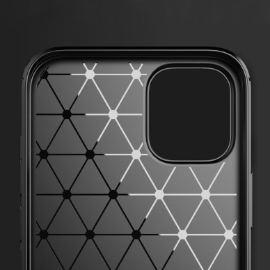 [Užsakomoji prekė] Dėklas skirtas iPhone 14 Plus - Techsuit Carbon Silicone - Juodas  2