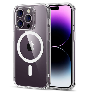 [Užsakomoji prekė] Dėklas skirtas iPhone 14 Pro - ESR Classic Hybrid HaloLock - permatomas