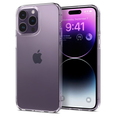 [Užsakomoji prekė] Dėklas skirtas iPhone 14 Pro Max - Spigen Liquid Crystal - permatomas