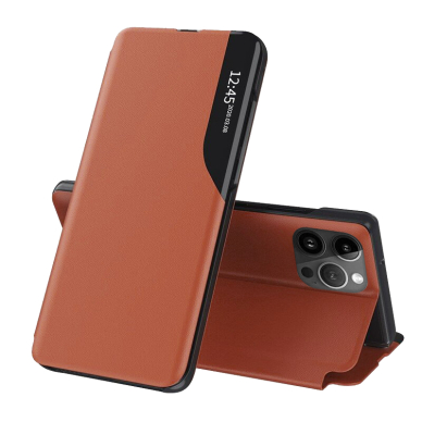 Akcija! Dėklas skirtas iPhone 14 Pro Max - Techsuit eFold Series - Oranžinis