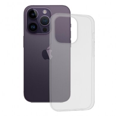 [Užsakomoji prekė] Dėklas skirtas iPhone 14 Pro - Techsuit permatomas Silicone - permatomas