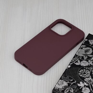 [Užsakomoji prekė] Dėklas skirtas iPhone 14 Pro - Techsuit Soft Edge Silicone - Plum Violetinė  2