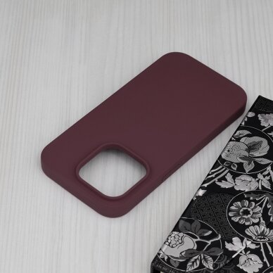 [Užsakomoji prekė] Dėklas skirtas iPhone 14 Pro - Techsuit Soft Edge Silicone - Plum Violetinė  3