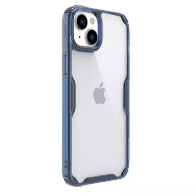 [Užsakomoji prekė] Dėklas iPhone 15 - Nillkin Nature TPU Case - Mėlynas 1