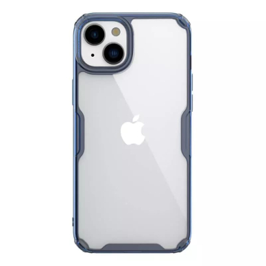 [Užsakomoji prekė] Dėklas iPhone 15 - Nillkin Nature TPU Case - Mėlynas 3