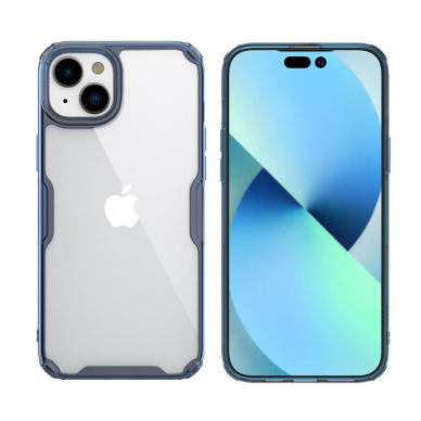 [Užsakomoji prekė] Dėklas iPhone 15 - Nillkin Nature TPU Case - Mėlynas