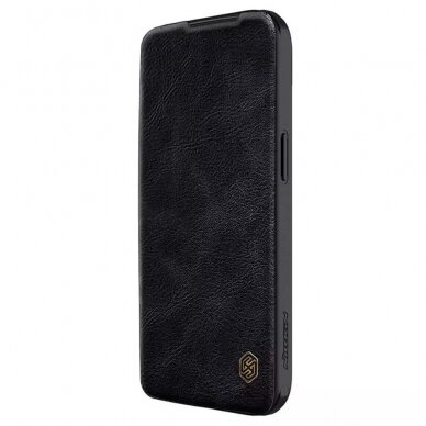 [Užsakomoji prekė] Dėklas iPhone 15 - Nillkin QIN Pro Leather Case - Juodas 3