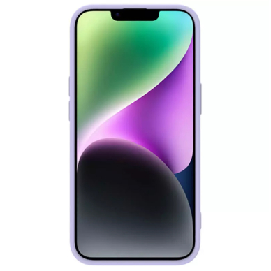 [Užsakomoji prekė] Dėklas iPhone 15 Plus - Nillkin CamShield Silky MagSafe Silicone - Misty Purple 2