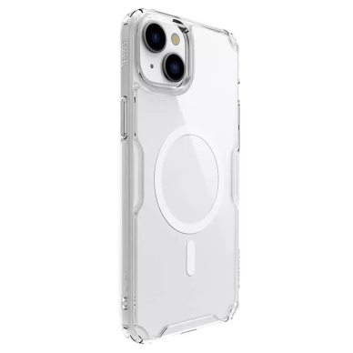 [Užsakomoji prekė] Dėklas iPhone 15 Plus - Nillkin Nature TPU MagSafe Case - Transparent 5