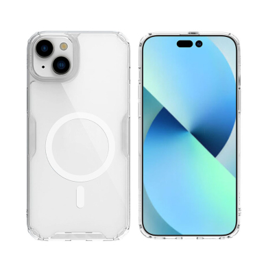 [Užsakomoji prekė] Dėklas iPhone 15 Plus - Nillkin Nature TPU MagSafe Case - Transparent