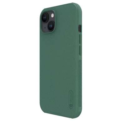 [Užsakomoji prekė] Dėklas iPhone 15 Plus - Nillkin Super Frosted Shield Pro - Deep Žalias 3