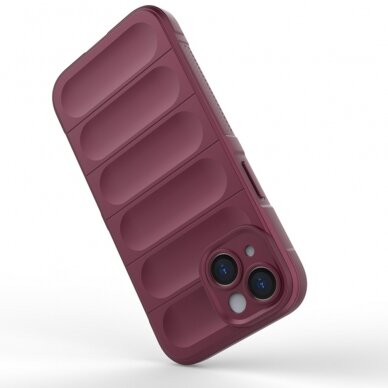 [Užsakomoji prekė] Dėklas iPhone 15 Plus - Techsuit Magic Shield - Bordo 2