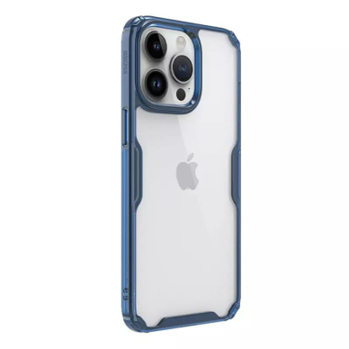 [Užsakomoji prekė] Dėklas iPhone 15 Pro Max - Nillkin Nature TPU Case - Mėlynas 1