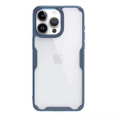 [Užsakomoji prekė] Dėklas iPhone 15 Pro Max - Nillkin Nature TPU Case - Mėlynas 3