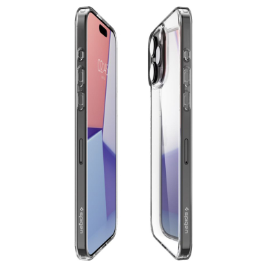 [Užsakomoji prekė] Dėklas iPhone 15 Pro Max - Spigen Air Skin Hybrid - Crystal Skaidrus 4