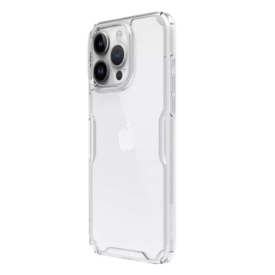 [Užsakomoji prekė] Dėklas iPhone 15 Pro - Nillkin Nature TPU Case - Transparent 6