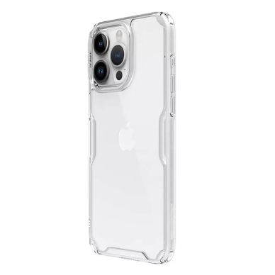 [Užsakomoji prekė] Dėklas iPhone 15 Pro - Nillkin Nature TPU PRO MagSafe Case - Transparent 4