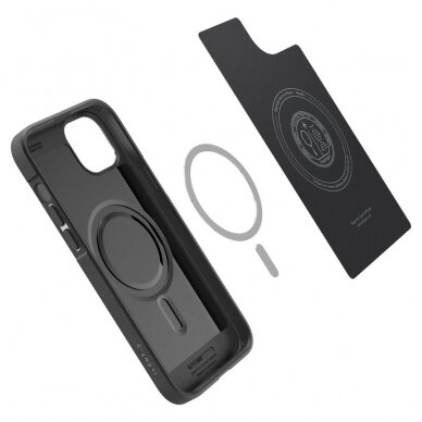 [Užsakomoji prekė] Dėklas iPhone 15 - Spigen Core Armor MagSafe - Matte Juodas 3