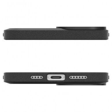 [Užsakomoji prekė] Dėklas iPhone 15 - Spigen Core Armor MagSafe - Matte Juodas 6