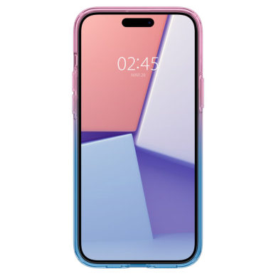 [Užsakomoji prekė] Dėklas iPhone 15 - Spigen Liquid Crystal - Gradation Rožinis 1