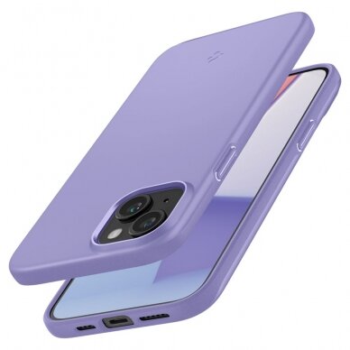 [Užsakomoji prekė] Dėklas iPhone 15 - Spigen Thin Fit - Iris Purple 1