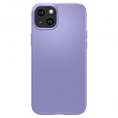 [Užsakomoji prekė] Dėklas iPhone 15 - Spigen Thin Fit - Iris Purple 2