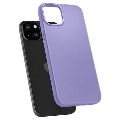 [Užsakomoji prekė] Dėklas iPhone 15 - Spigen Thin Fit - Iris Purple 3