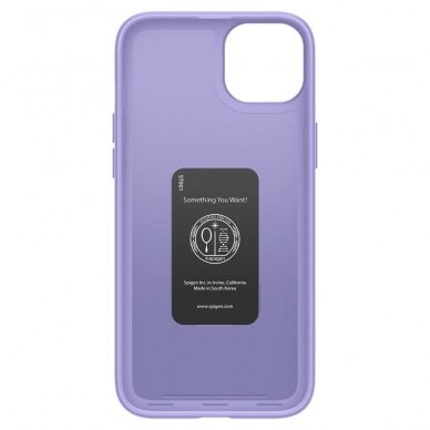 [Užsakomoji prekė] Dėklas iPhone 15 - Spigen Thin Fit - Iris Purple 5