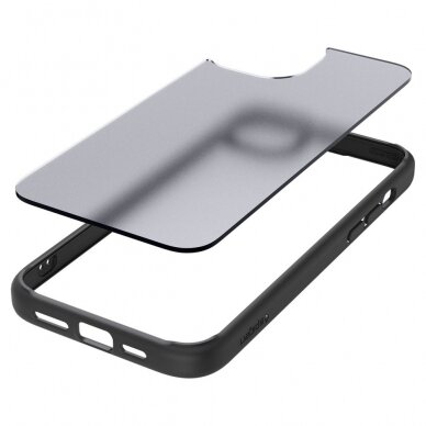 [Užsakomoji prekė] Dėklas iPhone 15 - Spigen Ultra Hybrid - Juodas 4