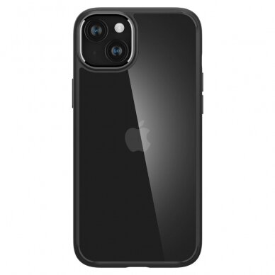 [Užsakomoji prekė] Dėklas iPhone 15 - Spigen Ultra Hybrid - Matte Juodas 5