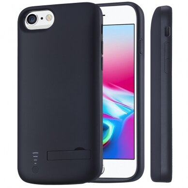 [Užsakomoji prekė] Dėklas skirtas iPhone 6 / 6s / 7 / 8 / SE 2020 / SE 2022 cu Baterie de 5500mAh - Techsuit Power Pro - Juodas 2