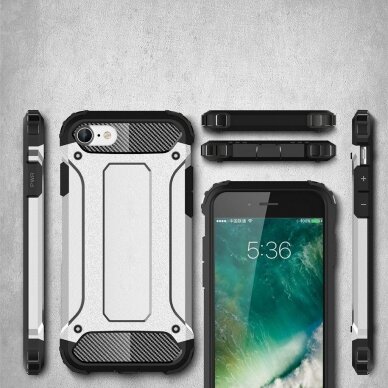 [Užsakomoji prekė] Dėklas skirtas iPhone 7 / 8 / SE 2, SE 2020 / SE 3, SE 2022 - Techsuit Hybrid Armor - Juodas 6