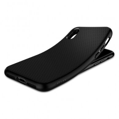 [Užsakomoji prekė] Dėklas skirtas iPhone X / XS - Spigen Liquid Air - Matte Juodas 3