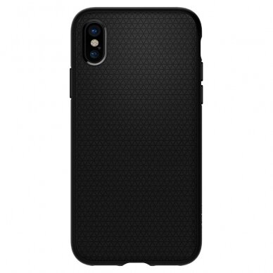 [Užsakomoji prekė] Dėklas skirtas iPhone X / XS - Spigen Liquid Air - Matte Juodas