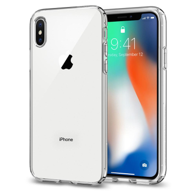 [Užsakomoji prekė] Dėklas skirtas iPhone X / XS - Spigen Liquid Crystal - permatomas 1