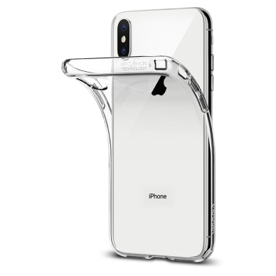 [Užsakomoji prekė] Dėklas skirtas iPhone X / XS - Spigen Liquid Crystal - permatomas 4