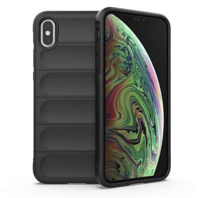 [Užsakomoji prekė] Dėklas iPhone X / XS - Techsuit Magic Shield - Juodas